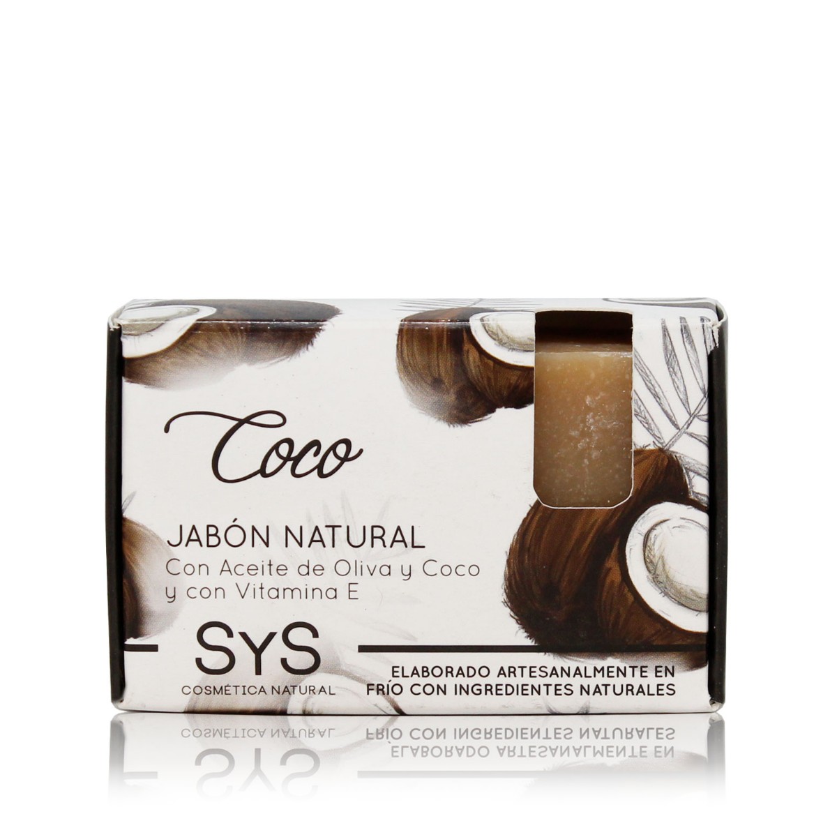 Jabón Natural SyS Premium – Coco 100g