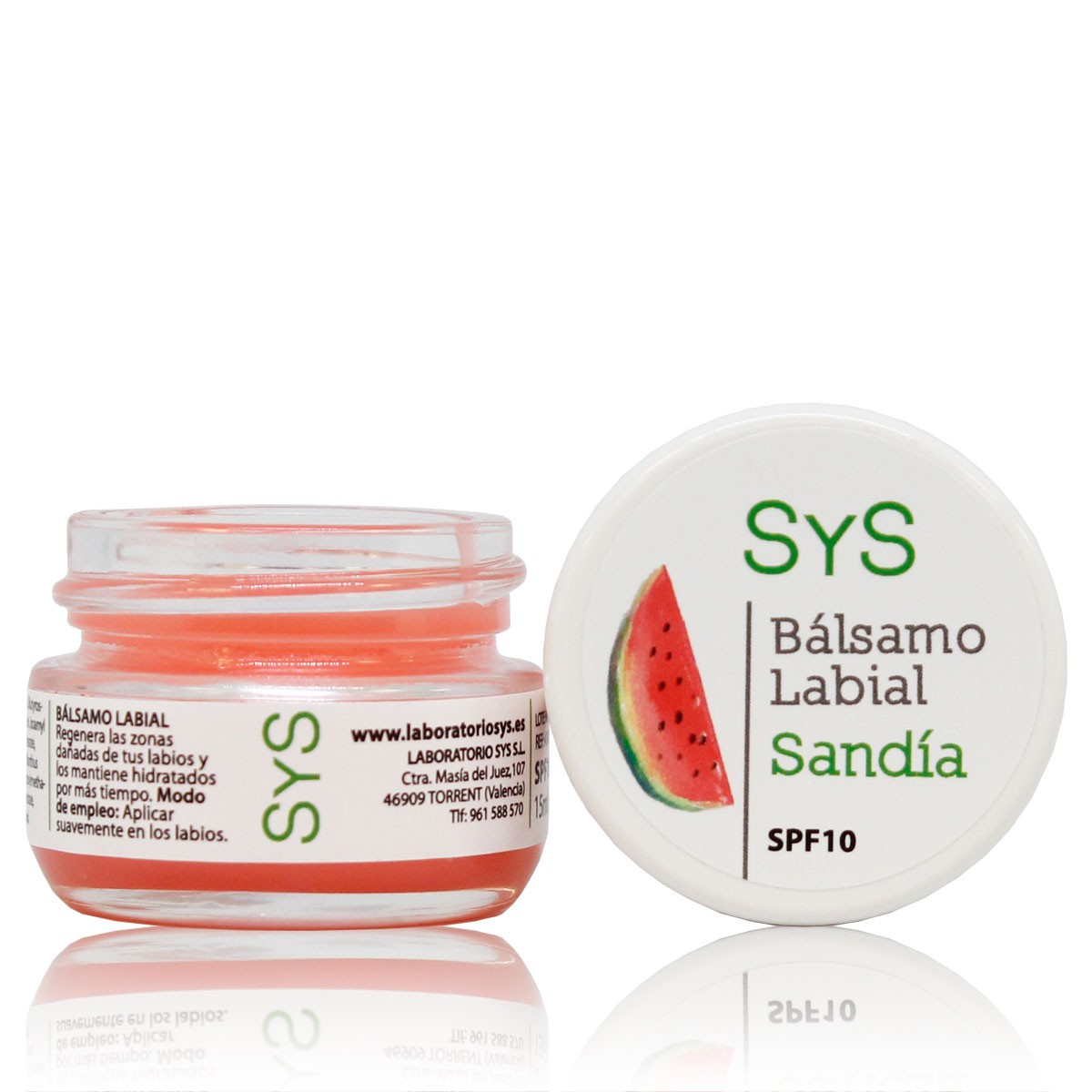 Balsamo Labial SyS – Sandia 15ml
